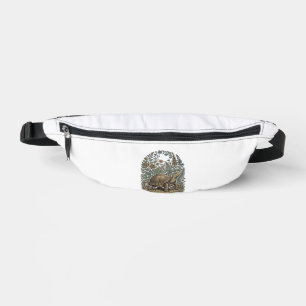 Antike Gravur Schildkröte Botanischer Garten Bauchtasche