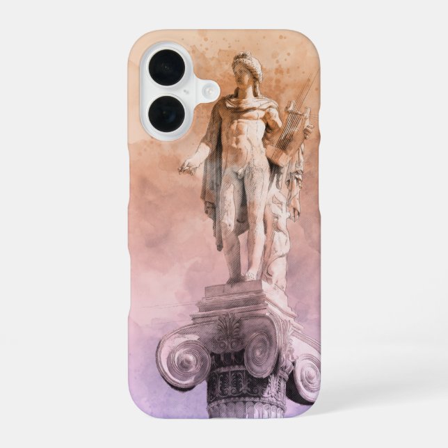 Antike griechische Apollostatuen – Klassische Myth iPhone 16 Hülle (Rückseite)