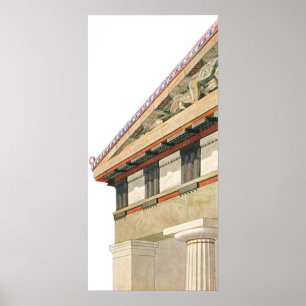 Antike griechische Architektur, Tempel der Athene Poster