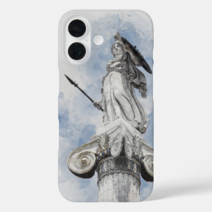 Antike griechische Athene-Statue Aquarell – Mythol iPhone 16 Hülle