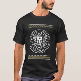 Antike griechische Götter Mythologie Minotaur Maze T-Shirt
