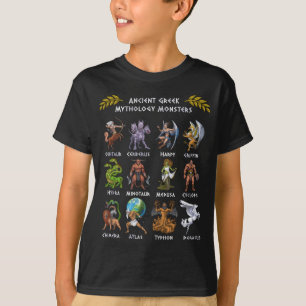 Antike griechische Mythologie-Monster T-Shirt