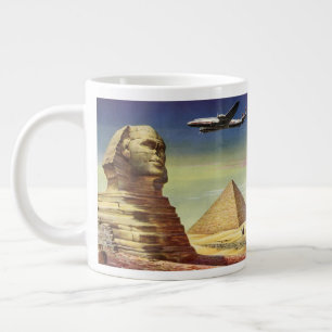 Antike Große Sphinx von Gizeh, Pyramiden von Ägypt Jumbo-Tasse