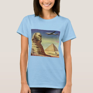 Antike Große Sphinx von Gizeh, Pyramiden von Ägypt T-Shirt