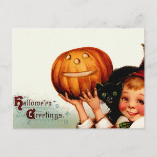 Antike Halloween-Postkarte Postkarte