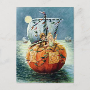 Antike Halloween-Postkarte Postkarte