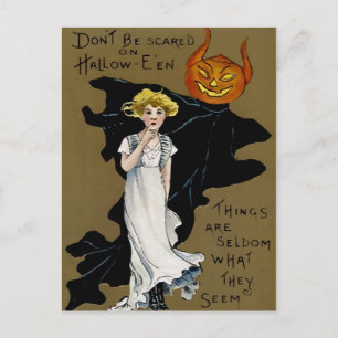 Antike Halloween-Postkarte Postkarte