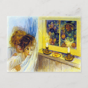 Antike Halloween-Postkarte Postkarte