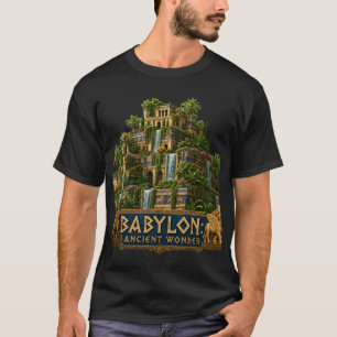 Antike hängende Gärten von Babylon Weltwunder Meso T-Shirt