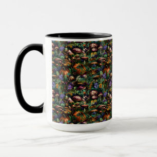 Antike Herbstblätter und Zimt – Vintage Herbst Tasse