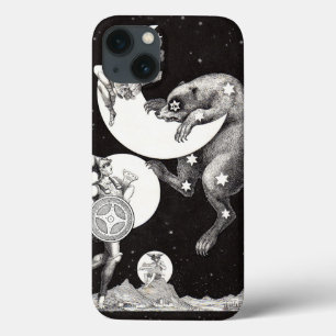 Antike himmlische Mondgöttin & Ursa Major Bär Case-Mate iPhone Hülle