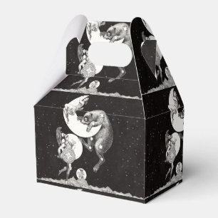 Antike himmlische Mondgöttin & Ursa Major Bär Geschenkschachtel