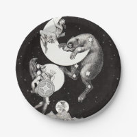 Antike himmlische Mondgöttin & Ursa Major Bär
