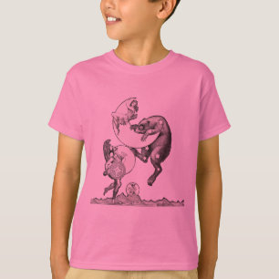 Antike himmlische Mondgöttin & Ursa Major Bär T-Shirt