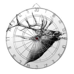 Antike Hirschkunst, die handgemachte Natur Dartscheibe