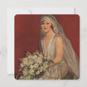 Antike Hochzeit, viktorianische Braut Brautbild