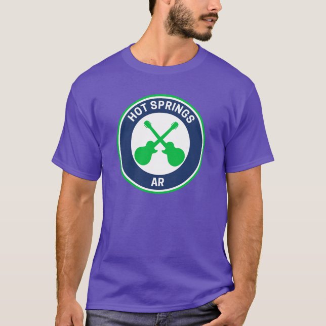 Antike Hot Springs Arkansas T-Shirt (Vorderseite)
