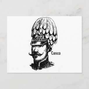 Antike Hüte Postkarte