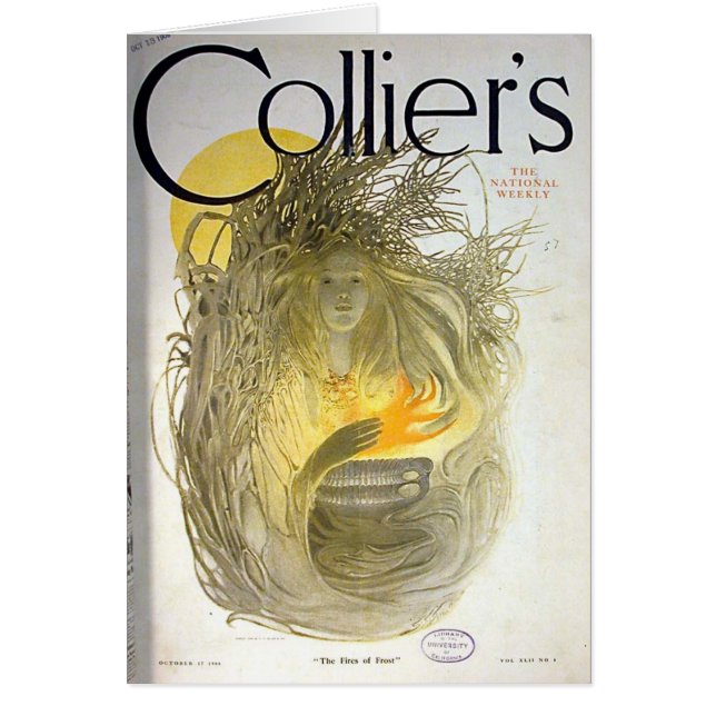 Antike Illustrationskarte (Vorne)