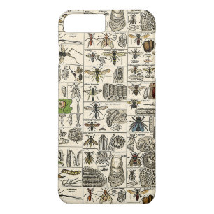 Antike Insektenkunde iPhone 8 Plus/7 Plus Hülle