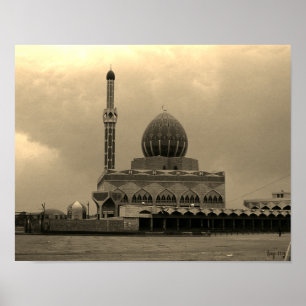 Antike Irak Bagdad Buniya-Moschee Poster