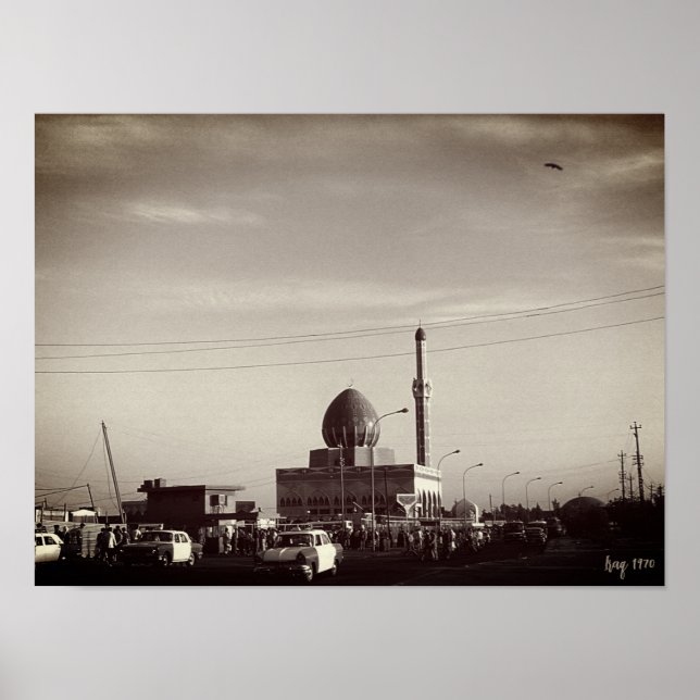 Antike Irak Bagdad Buniya-Moschee Poster (Vorne)