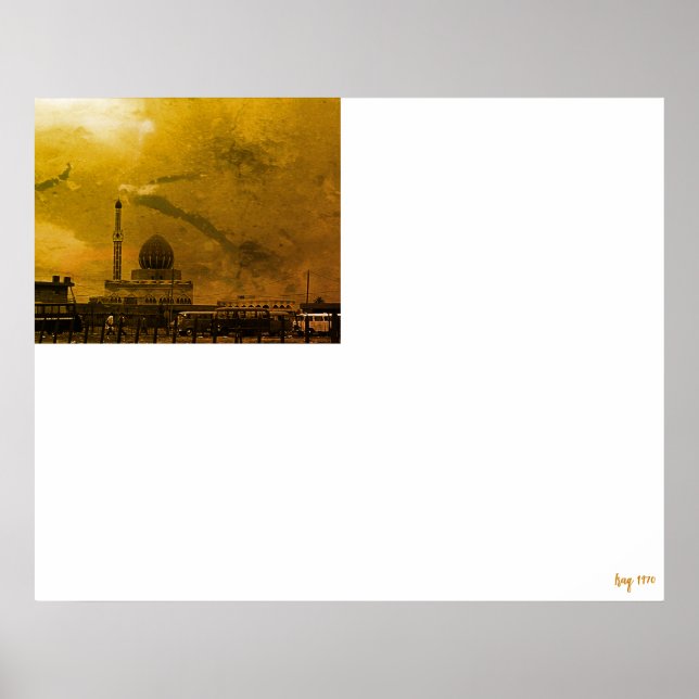 Antike Irak Bagdad Buniya-Moschee Poster (Vorne)