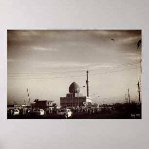 Antike Irak Bagdad Buniya-Moschee Poster