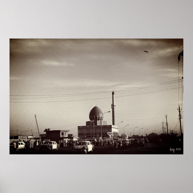 Antike Irak Bagdad Buniya-Moschee Poster (Vorne)