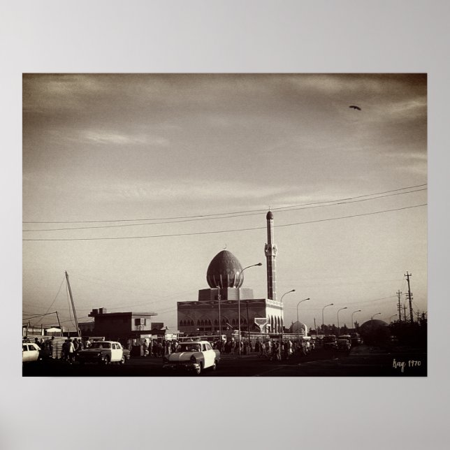 Antike Irak Bagdad Buniya-Moschee Poster (Vorne)