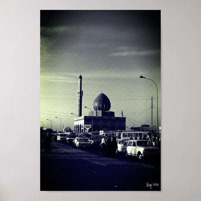Antike Irak Bagdad Buniya-Moschee Poster (Vorne)