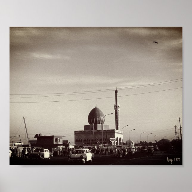 Antike Irak Bagdad Buniya-Moschee Poster (Vorne)