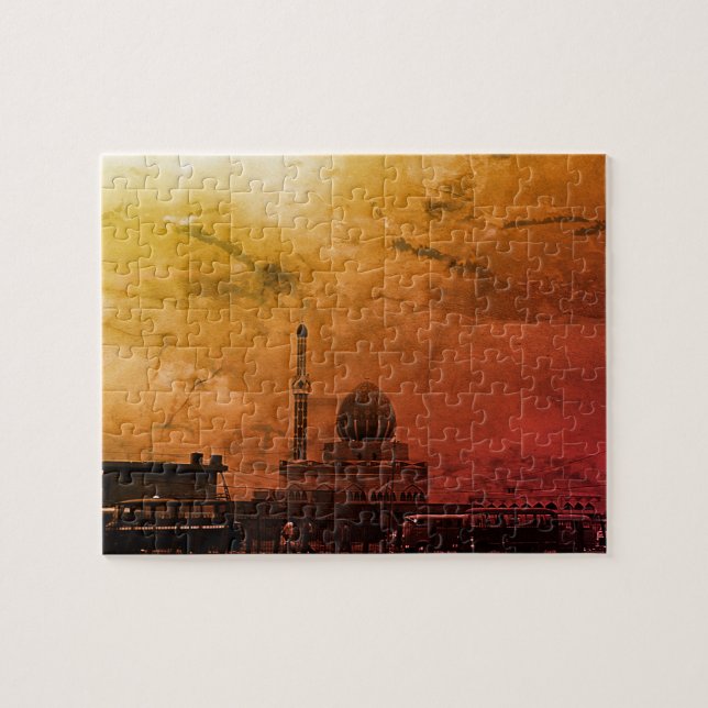 Antike Irak Bagdad Buniya-Moschee Puzzle (Horizontal)