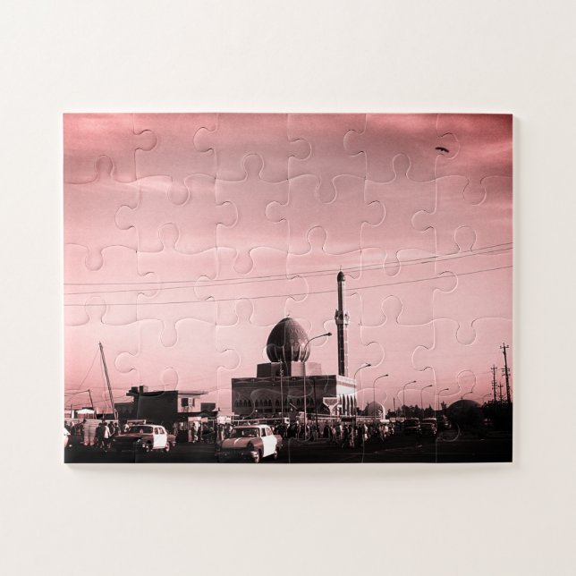 Antike Irak Bagdad Buniya-Moschee Puzzle (Horizontal)