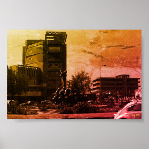 Antike Irak Bagdad Fontäne Poster