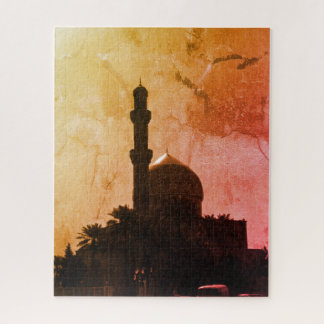 Antike Irak Bagdad Moschee Taxis Puzzle