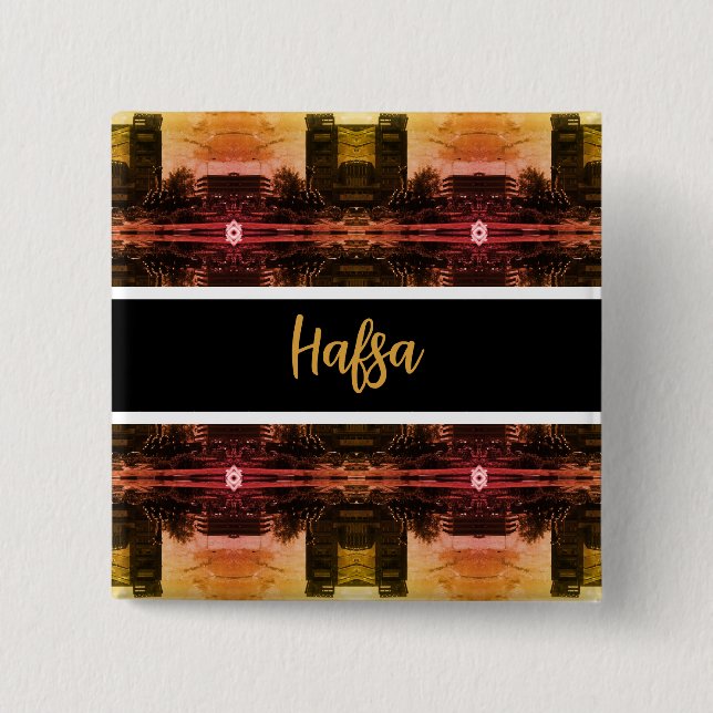 Antike Irak Bagdad-Springbrunnen 1970 Button (Vorderseite)