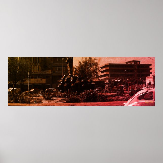 Antike Irak Bagdad-Springbrunnen Poster (Vorne)