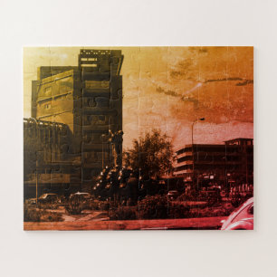 Antike Irak Bagdad-Springbrunnen Puzzle