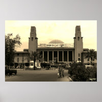 Antike irakische Bagdad Hauptbahnhof