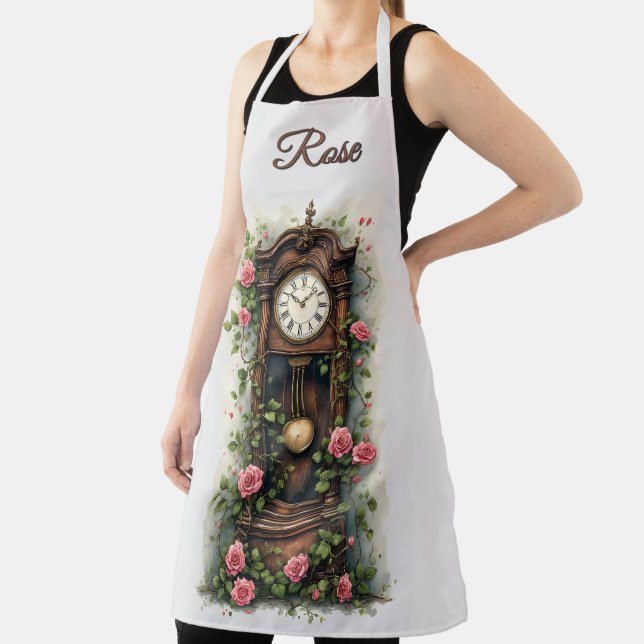 Antike Ivy Rose Standuhr Schürze (InSitu)