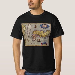 Antike Japan-Karte von Mercator und Hondius T-Shirt