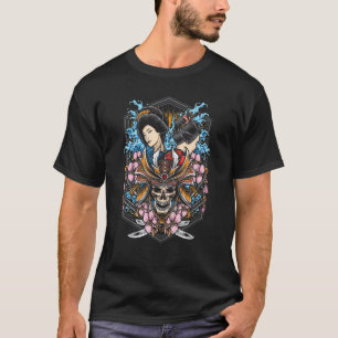 Antike japanische Samurai Bushido Katana Ronin Gei T-Shirt