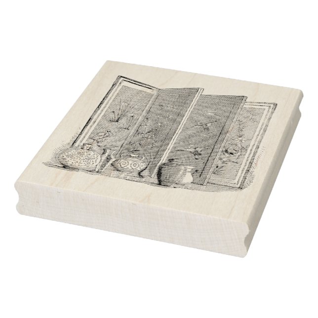 Antike japanische Zimmerabteilung Rubber Art Brief Gummistempel (Stempel)