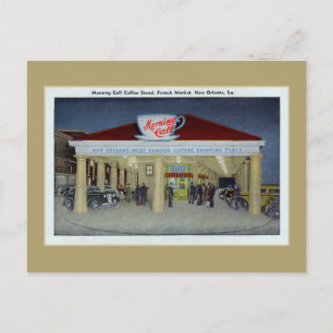 Antike Kaffee-Bar New Orleans LA Postkarte