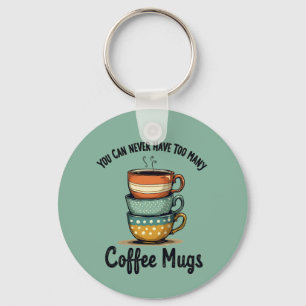 Antike Kaffee-Liebhaber Rustikale Café-Ästhetik-Ku Schlüsselanhänger