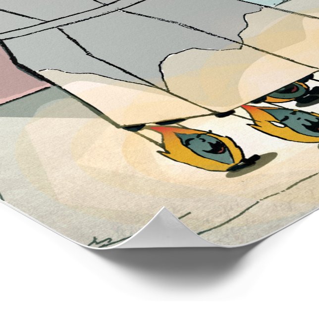 Antike Kaffeemaschine Poster (Ecke)