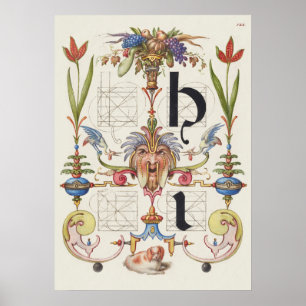 Antike Kalligrafie Poster