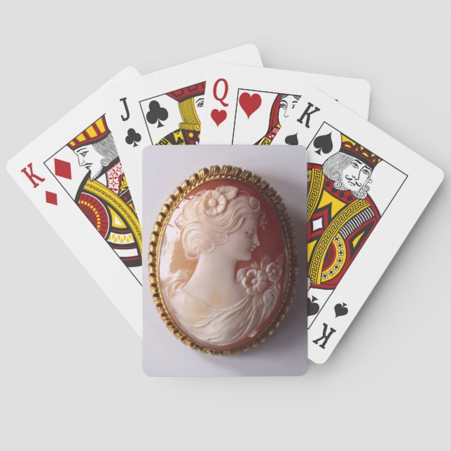 Antike Kamee Spielkarten (Rückseite)