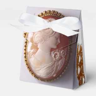 Antike Kamee und Perlen Geschenkschachtel
